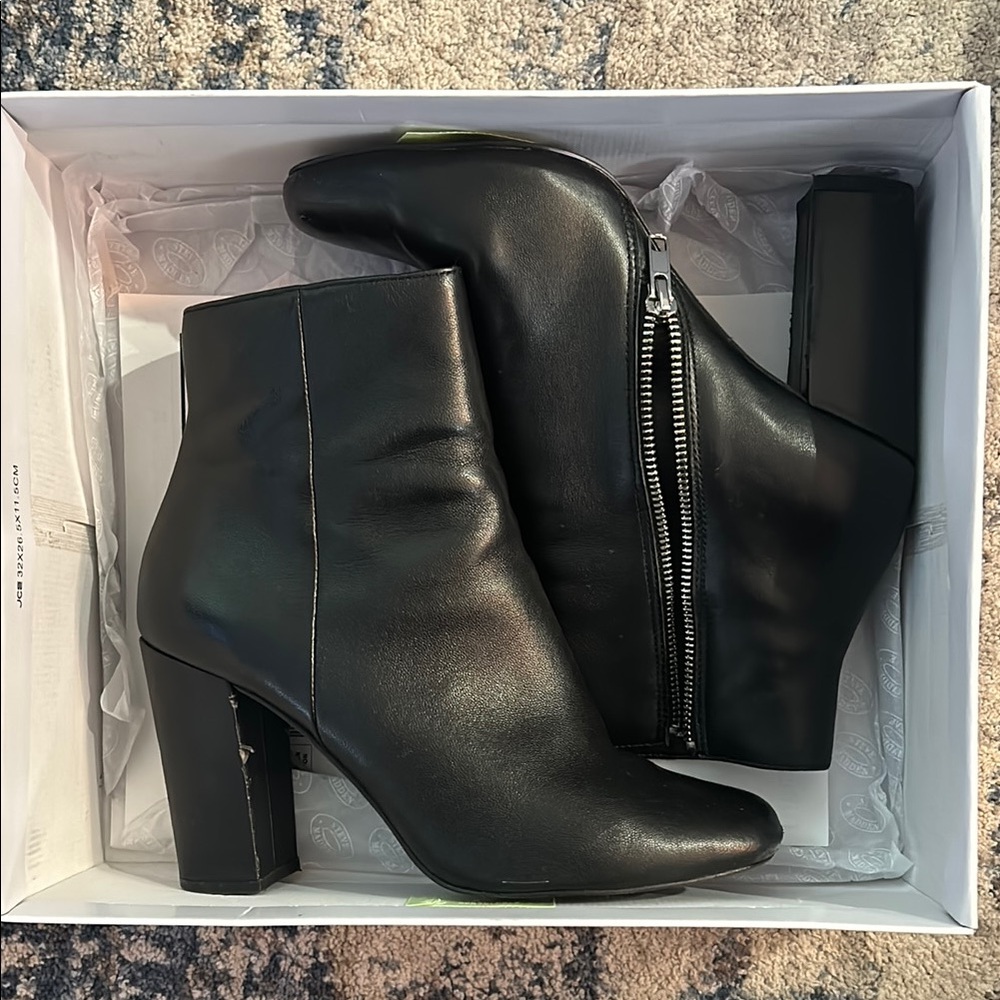 Steve Madden Black Ankle Pixie Booties - image 1